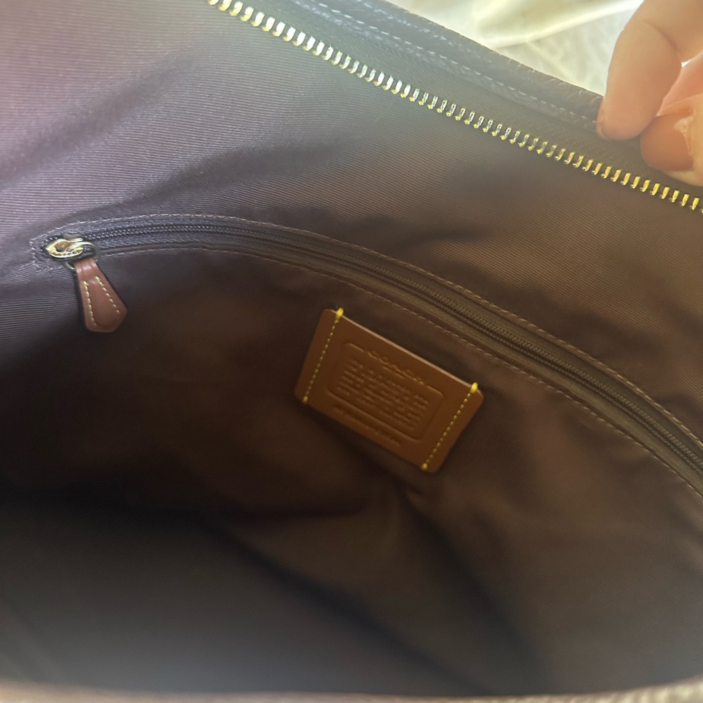 Coach Large Laurel Shoulder Bag in Maple - Picture 6 of 9